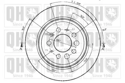 Тормозной диск QUINTON HAZELL купить