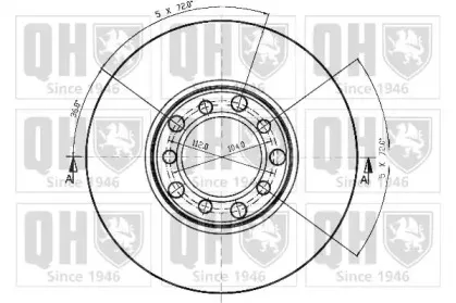 Тормозной диск QUINTON HAZELL купить