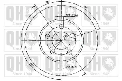 Тормозной диск QUINTON HAZELL купить