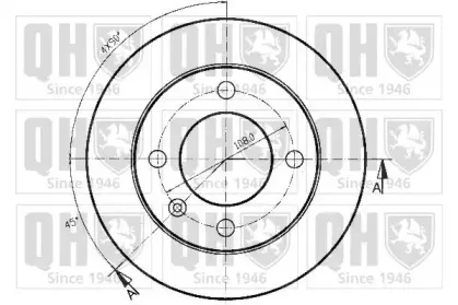 Тормозной диск QUINTON HAZELL купить
