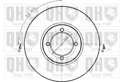 Тормозной диск QUINTON HAZELL купить