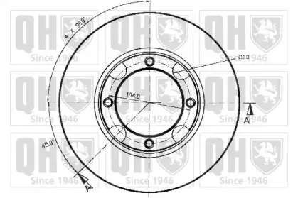 Тормозной диск QUINTON HAZELL купить