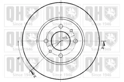 Тормозной диск QUINTON HAZELL купить