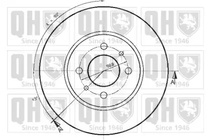 Тормозной диск QUINTON HAZELL купить