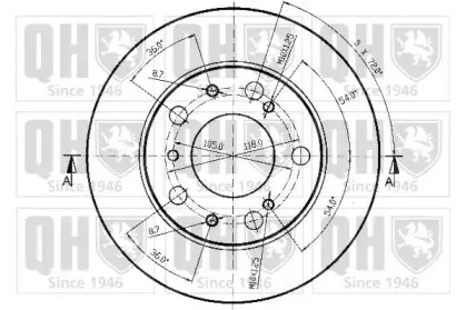 Тормозной диск QUINTON HAZELL купить