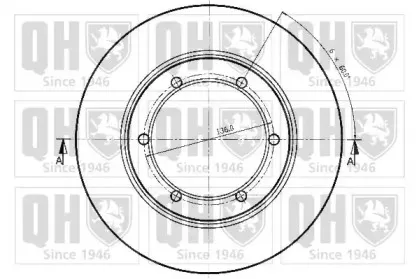 Тормозной диск QUINTON HAZELL купить