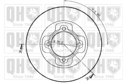 Тормозной диск QUINTON HAZELL купить