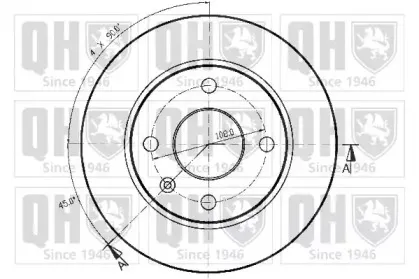 Тормозной диск QUINTON HAZELL купить