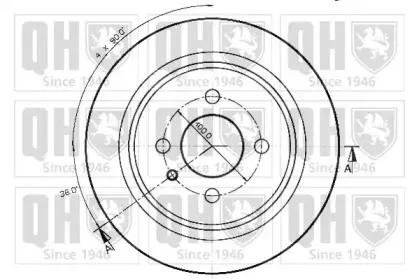 Тормозной диск QUINTON HAZELL купить