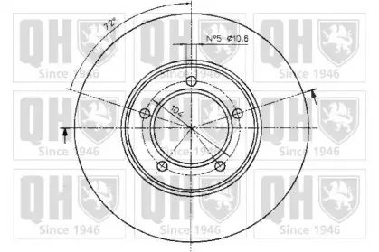 Тормозной диск QUINTON HAZELL купить