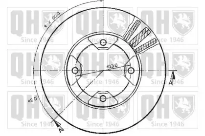 Тормозной диск QUINTON HAZELL купить