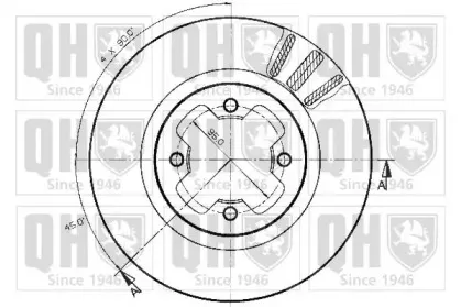 Тормозной диск QUINTON HAZELL купить
