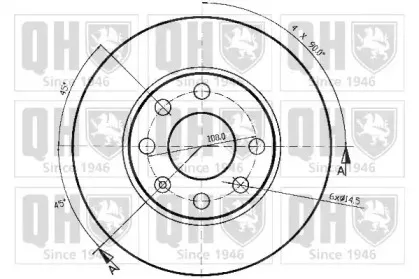 Тормозной диск QUINTON HAZELL купить