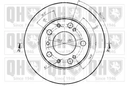 Тормозной диск QUINTON HAZELL купить