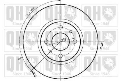 Тормозной диск QUINTON HAZELL купить