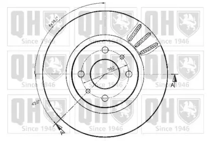 Тормозной диск QUINTON HAZELL купить