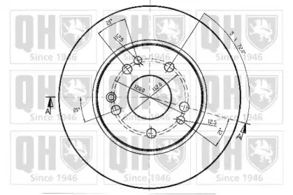 Тормозной диск QUINTON HAZELL купить