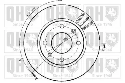 Тормозной диск QUINTON HAZELL купить
