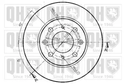 Тормозной диск QUINTON HAZELL купить