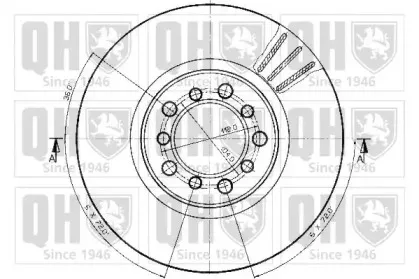 Тормозной диск QUINTON HAZELL купить