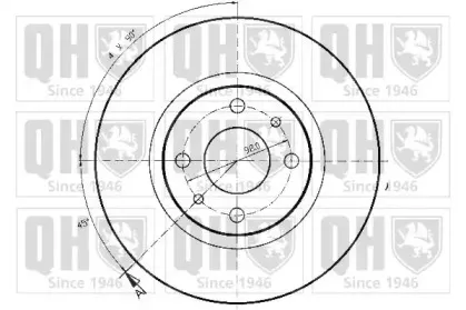 Тормозной диск QUINTON HAZELL купить