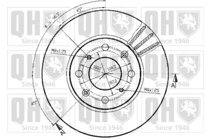 Тормозной диск QUINTON HAZELL купить
