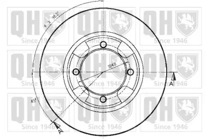 Тормозной диск QUINTON HAZELL купить