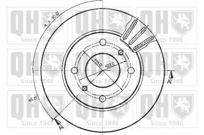 Тормозной диск QUINTON HAZELL купить