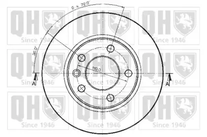 Тормозной диск QUINTON HAZELL купить