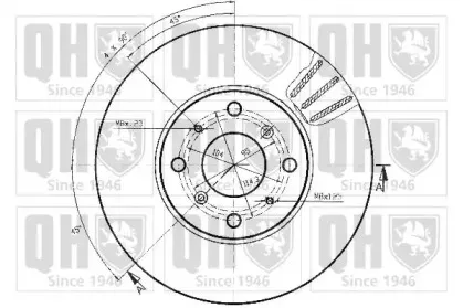Тормозной диск QUINTON HAZELL купить