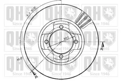 Тормозной диск QUINTON HAZELL купить