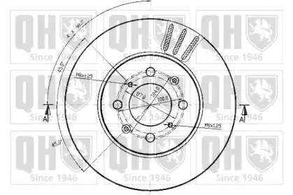 Тормозной диск QUINTON HAZELL купить