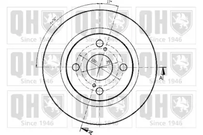 Тормозной диск QUINTON HAZELL купить