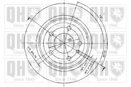 Тормозной диск QUINTON HAZELL купить