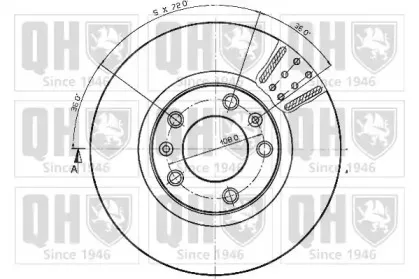 Тормозной диск QUINTON HAZELL купить