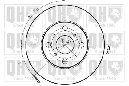 Тормозной диск QUINTON HAZELL купить