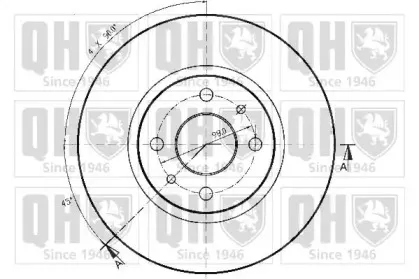 Тормозной диск QUINTON HAZELL купить