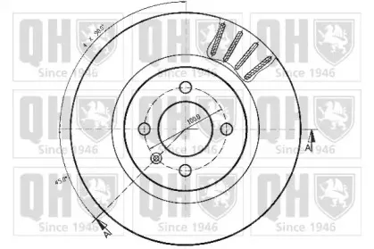 Тормозной диск QUINTON HAZELL купить