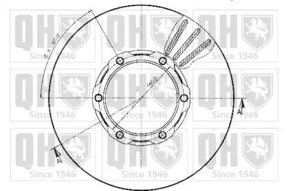 Тормозной диск QUINTON HAZELL купить