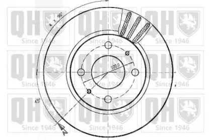 Тормозной диск QUINTON HAZELL купить