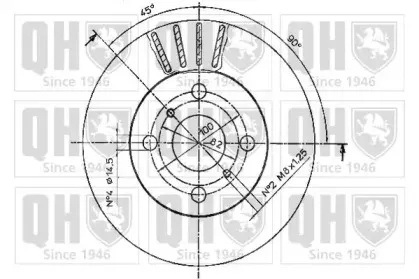 Тормозной диск QUINTON HAZELL купить