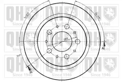 Тормозной диск QUINTON HAZELL купить