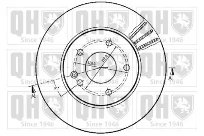 Тормозной диск QUINTON HAZELL купить