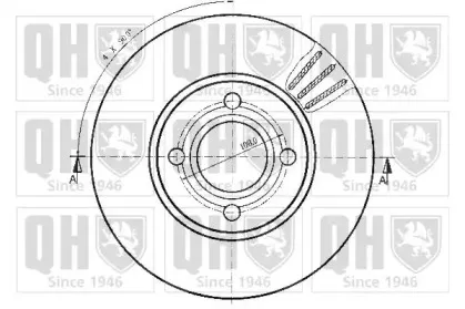 Тормозной диск QUINTON HAZELL купить