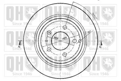 Тормозной диск QUINTON HAZELL купить