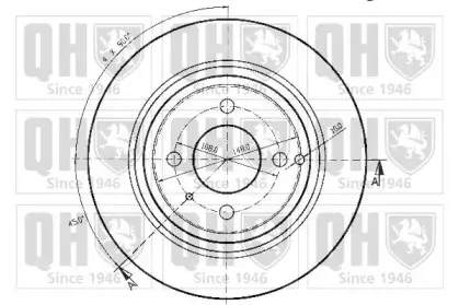 Тормозной диск QUINTON HAZELL купить