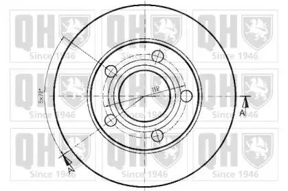 Тормозной диск QUINTON HAZELL купить