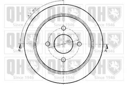 Тормозной диск QUINTON HAZELL купить