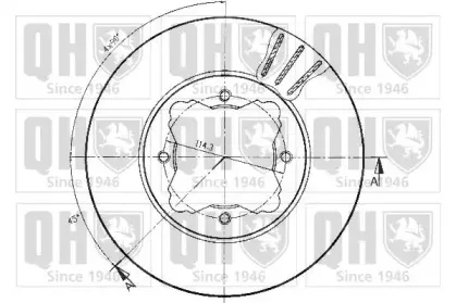 Тормозной диск QUINTON HAZELL купить