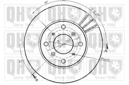 Тормозной диск QUINTON HAZELL купить